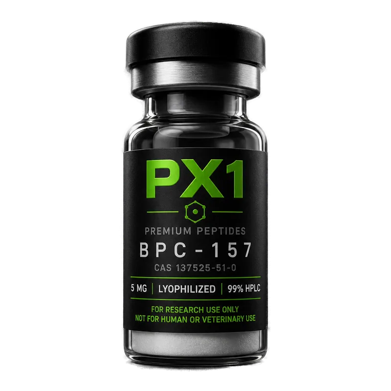 PX1 Labs BPC-157 teaduspeptiidi viaal